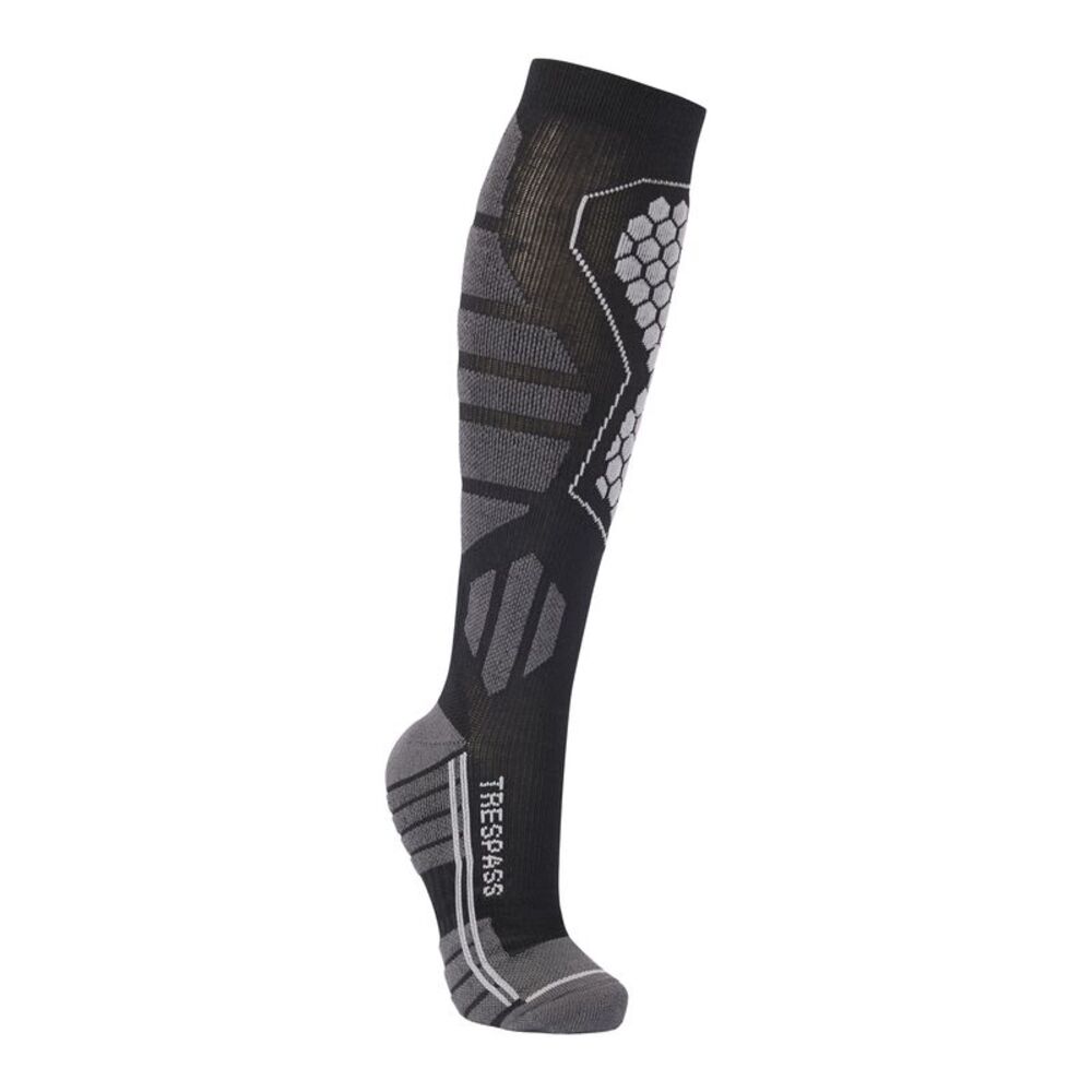 Trespass Unisex Adult Hacon Ski Socks / Black